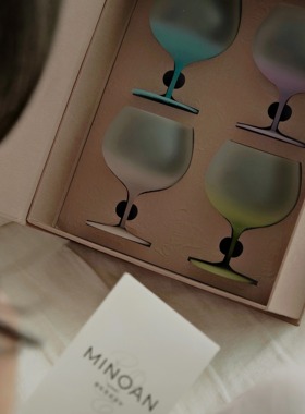 MINOANHOMEY四色酒杯家居好物