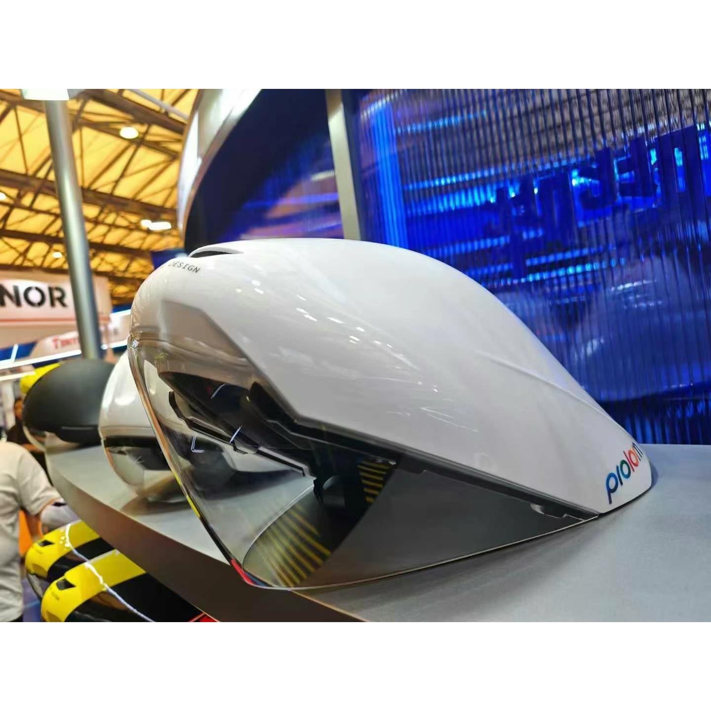 2025新款prolom 普洛姆鲨鱼头气动安全帽破风计时赛tt安全帽铁三