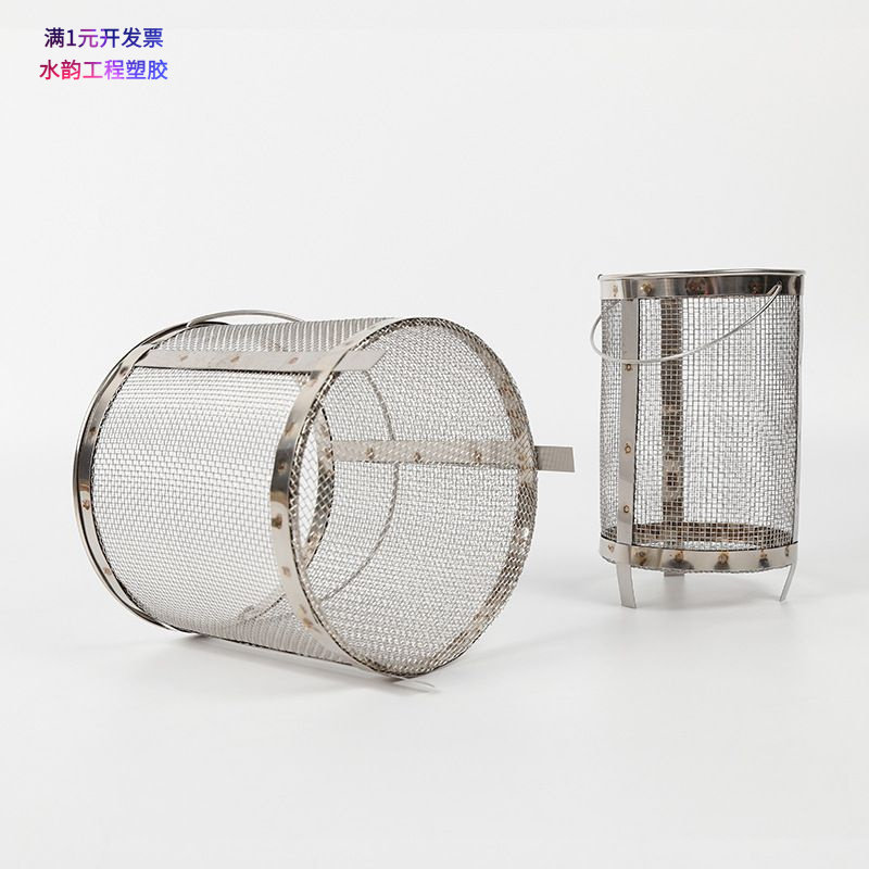 粗细集料不锈钢三角网篮金属编织