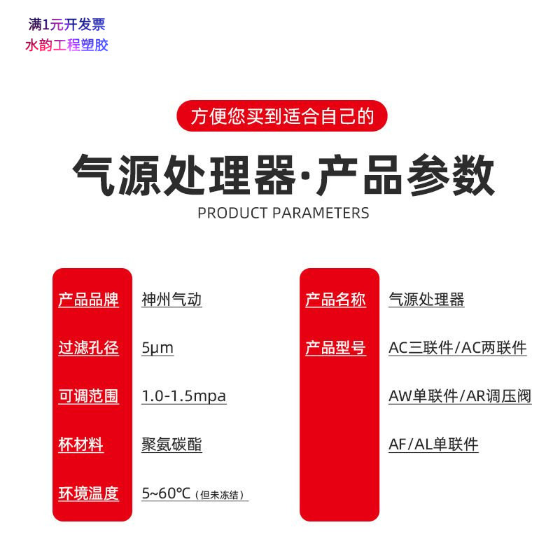 AR2000气动气体调压阀AC3010-03