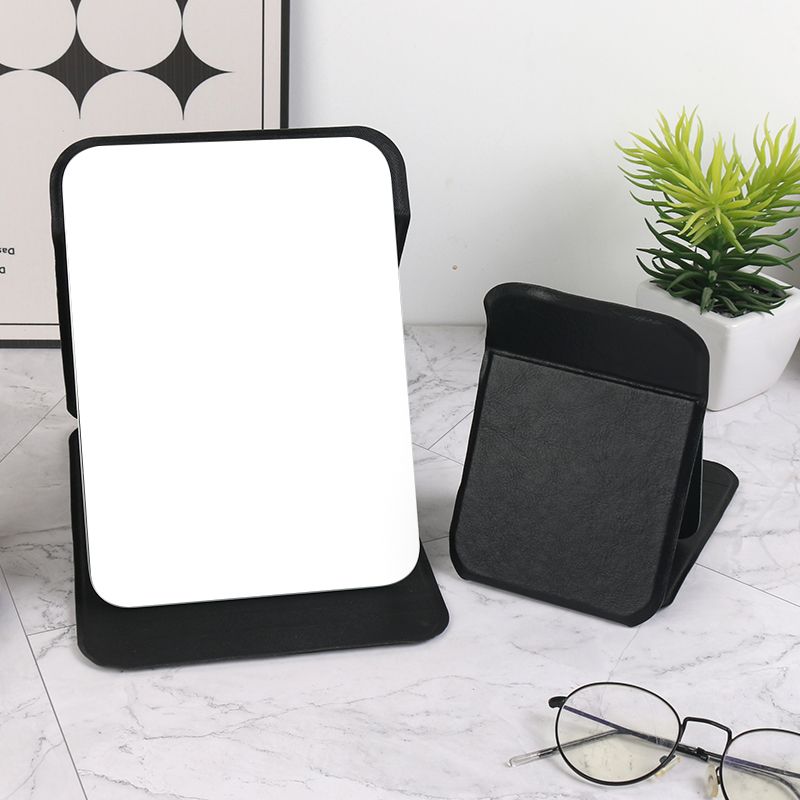 ins风化妆镜折叠镜子全面屏学生宿舍用梳妆镜台式桌面旅行便携