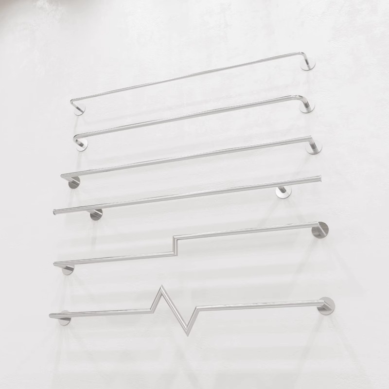 银色展示架凌跃不锈钢上墙正挂