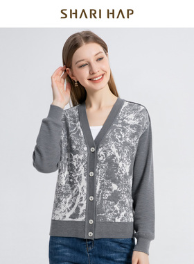 SHARI HAP莎瑞针织开衫短款