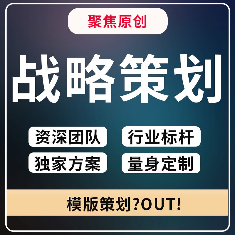 战略策划企业战略规划商业战略市场战略战略咨询战略执行
