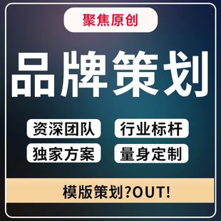 品牌策划品牌战略品牌定位品牌故事撰写企业形象设计品牌视觉设计
