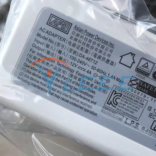 Brother VC-500W AC adapter APD DA-48T12 DC12V4A