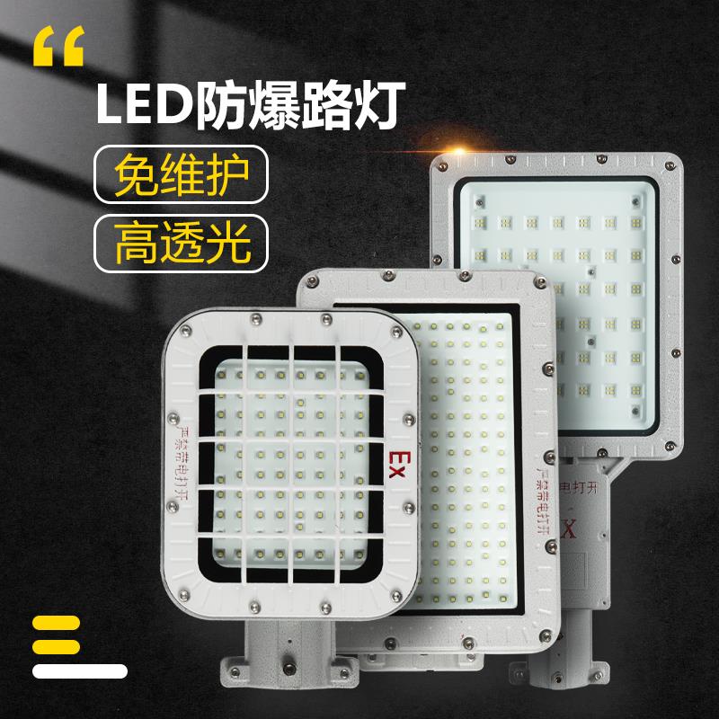 LED防爆路灯加油站加气站化工厂高杆6米防爆投光灯应急灯罩棚灯