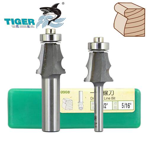 虎鲨刃刀 一条线刀 0908木工铣刀橱柜顶刀桌线条刀吊顶线刀内边刀