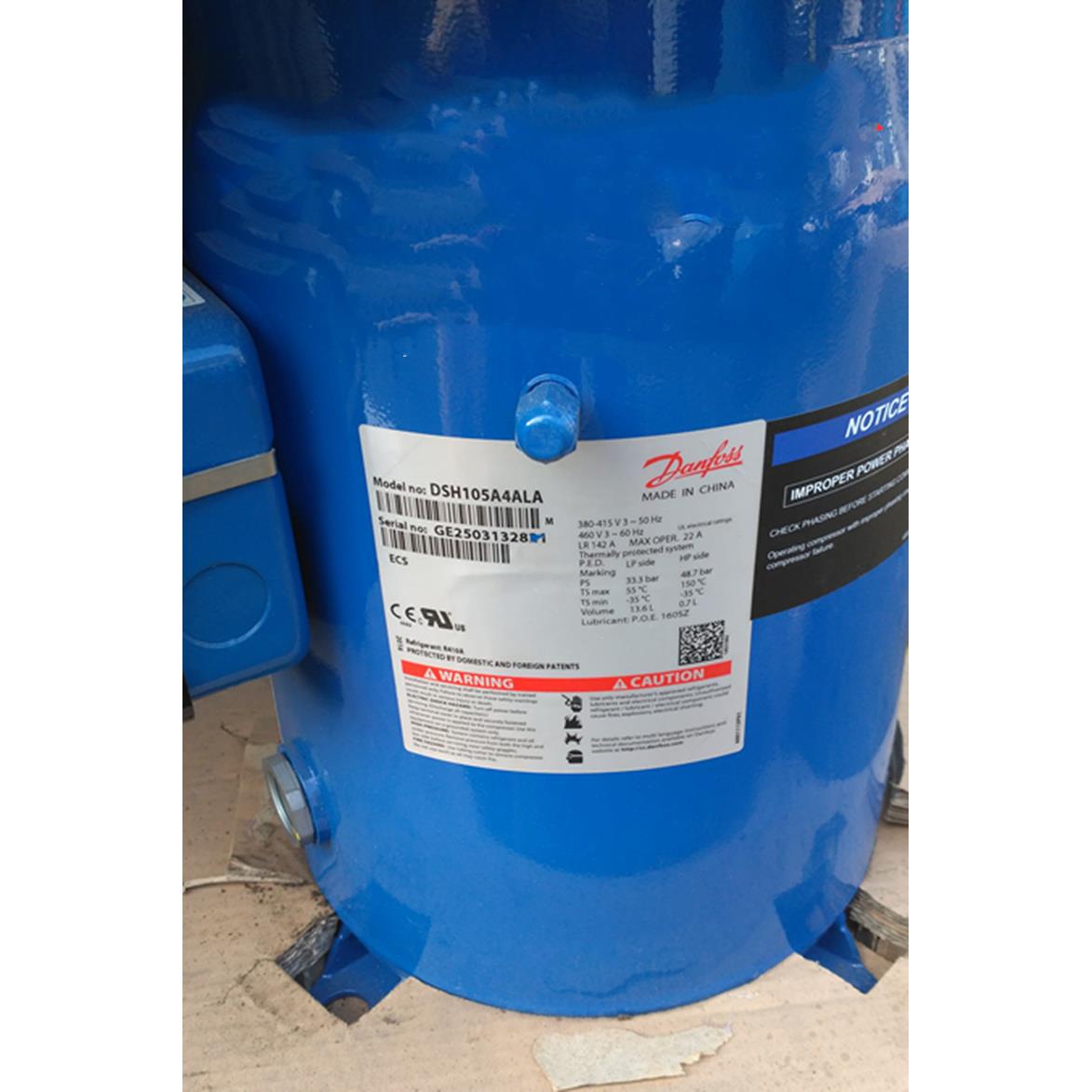 DSH105A4ALA原装全新丹佛斯百福马涡旋式空调制冷压缩机 R410A