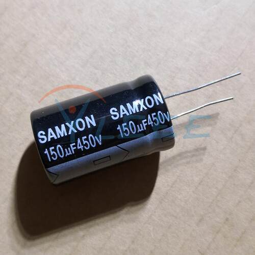 台湾万裕SAMXON液晶电源电容KM 450V150uF 耐温105°尺寸22X35