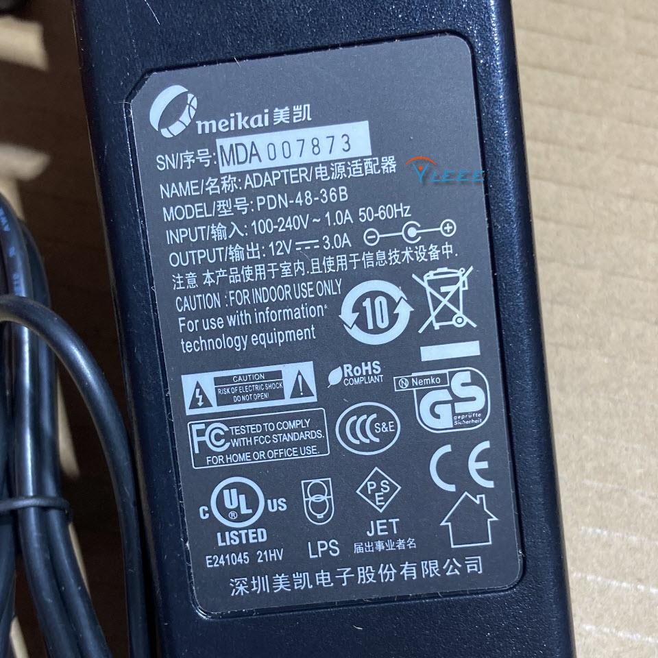 全新原装美凯适配器PDN-48-36B电源 LANDI联迪电源5630/5650电源
