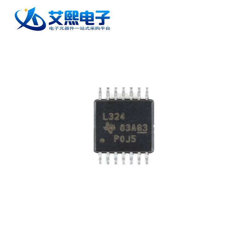 LM324PWR TSSOP-14密脚 四路运算放大器 丝印L324 TI原装正品