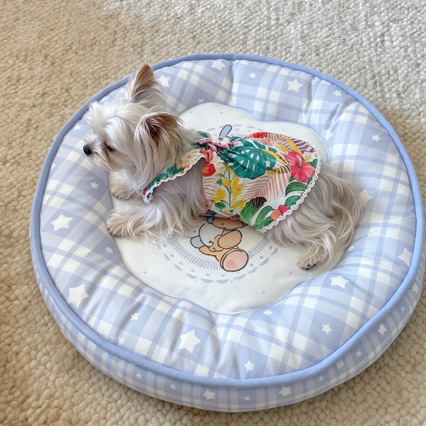 小斗爱睡冰冰垫！宠物冰垫凉窝凉席垫子狗窝猫咪夏季睡觉狗狗夏天