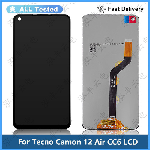 适用于Tecno Camon 12 Air CC6液晶屏幕总成LCD原装测试好
