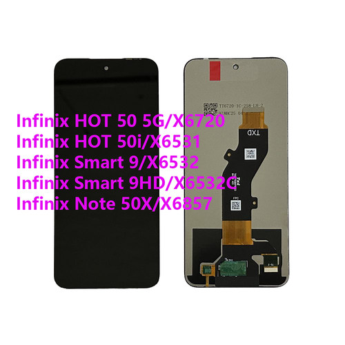 适用于Infinix Smart 9 X6532/Smart 9 HD X6532C液晶屏幕总成LCD