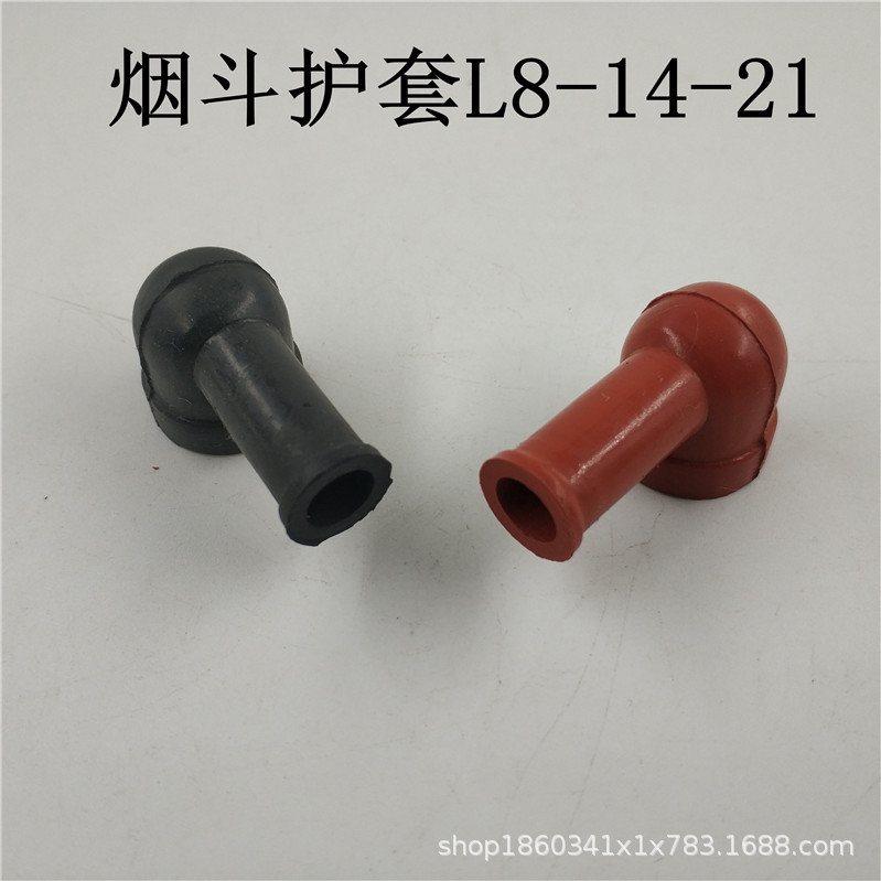 硅胶烟斗护套 L8-14-21 14×8 电机电极护套加热棒接头耐热绝缘帽图片