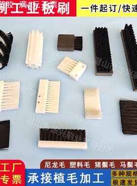 养殖笼刷PPVC工业平板刷木质硬毛尼龙丝耐磨耐高温毛刷软毛不掉毛