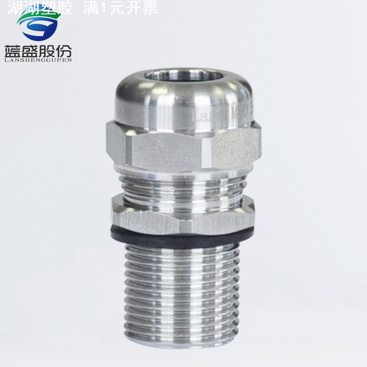蓝盛  加长螺纹不锈钢电缆防水接头304增安防爆格兰头长牙长丝葛