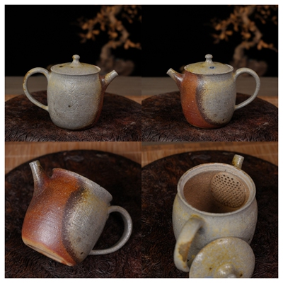和光窑古朴纯柴烧约170C茶壶茶具