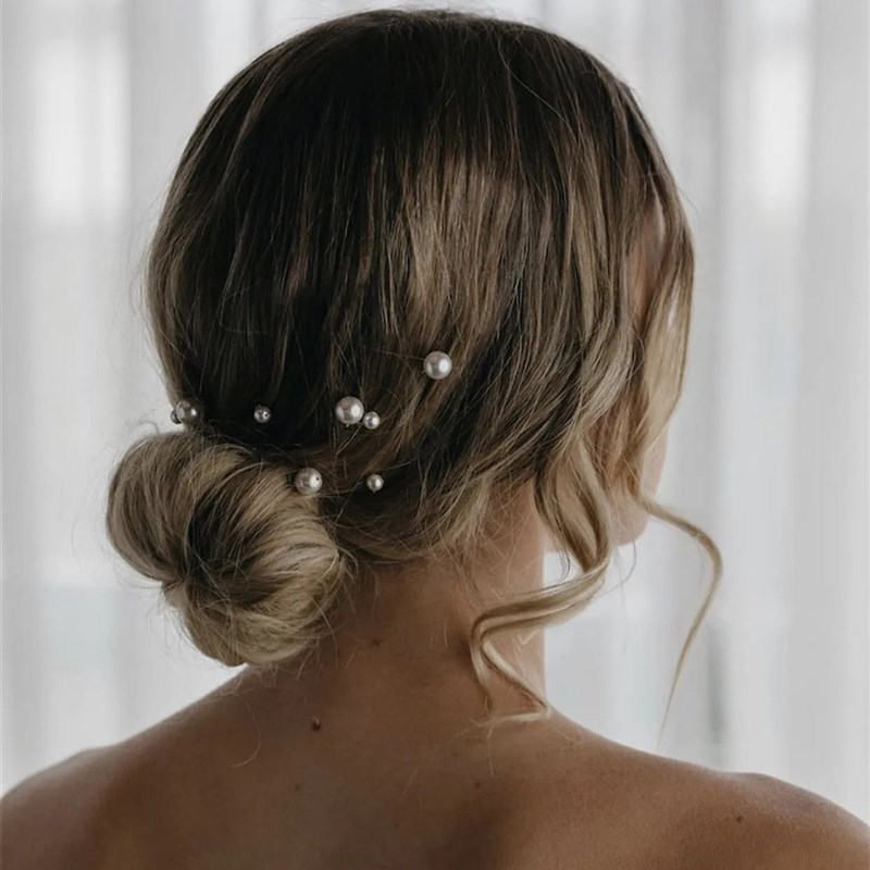 Bridal Wefdding Hair Accessories Rhinestone Hair Pins Forks