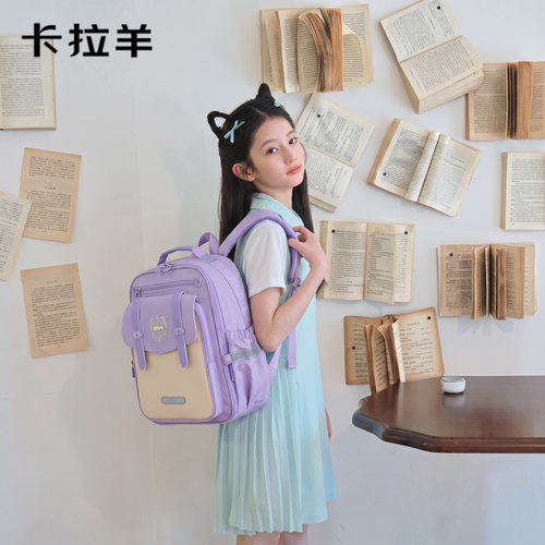 卡拉羊一年级书包女孩小学生新款