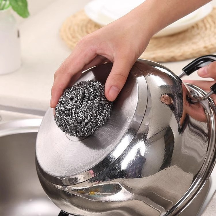 廚房用鋼絲球刷鍋洗碗帶柄清洗球
