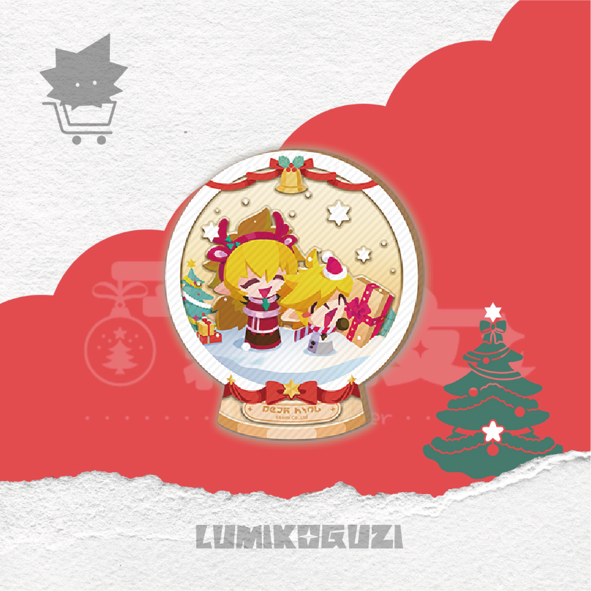 【Aotu圣诞新品】平安夜礼物-暖冬木质浮雕冰箱贴 凹凸 光和社,模玩/动漫/周边/娃圈三坑/桌游,动漫徽章/立牌,淘宝优惠券,粉丝福利购,淘宝优惠卷