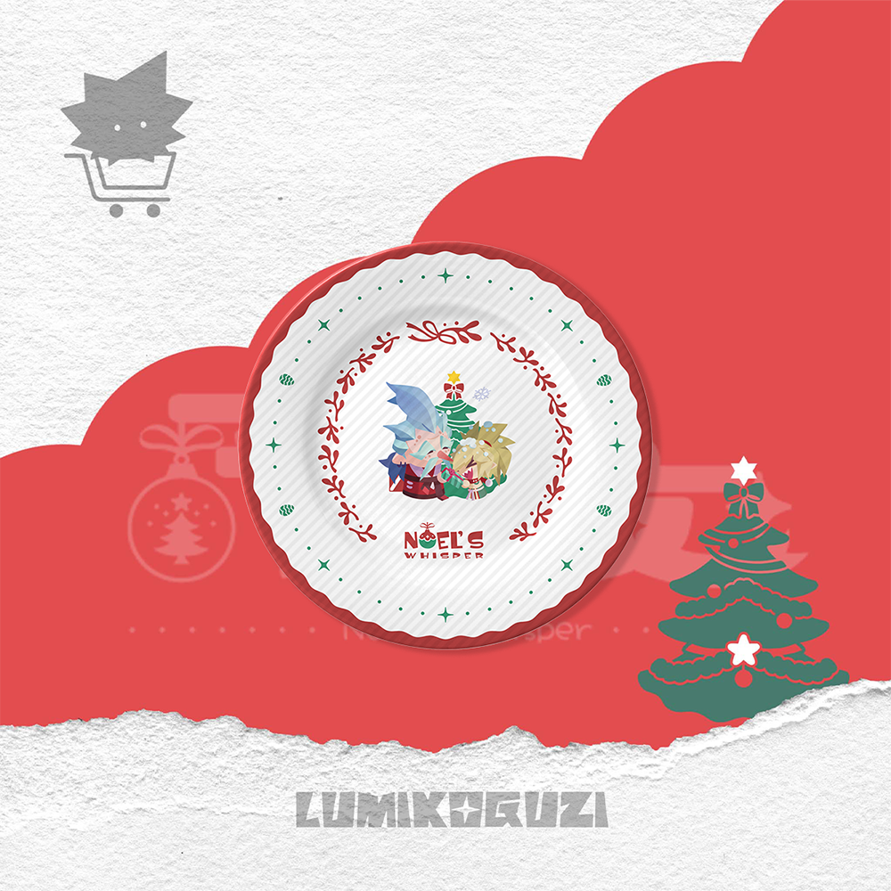 【Aotu圣诞新品】平安夜礼物-圣夜礼颂瓷盘 凹凸世界 光和社,模玩/动漫/周边/娃圈三坑/桌游,动漫徽章/立牌,淘宝优惠券,粉丝福利购,淘宝优惠卷