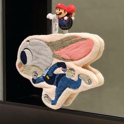 朱迪擦手巾尼克卫生间浴室悬挂式可爱超强吸水加厚不掉毛擦手布