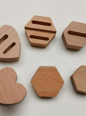 戒指首饰展示架榉木戒指底座加工戒子陈列架子戒指饰品收纳架