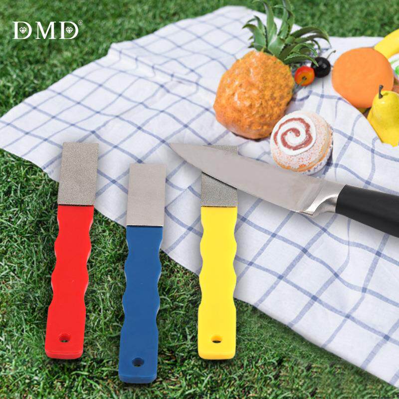 厂家直供DMD厨房木工工具金刚石磨刀器户外磨刀石便携磨刀棒3件套