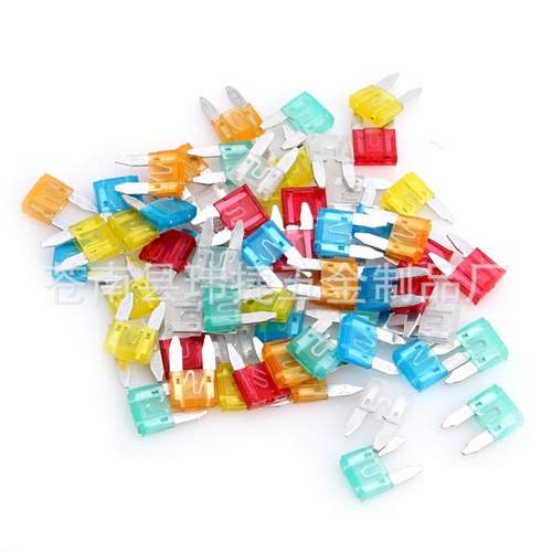 跨境货源36pcs保险丝汽车小号插式保险片保险丝套装袋装