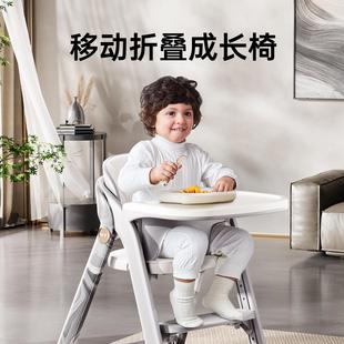 卡曼守护成长椅宝宝餐椅儿童婴儿餐桌椅家用多功能折叠吃饭学座椅