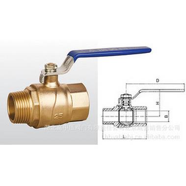 黄铜球阀内外丝G3/4 黄铜球阀内外丝 黄铜球阀内外丝-06分