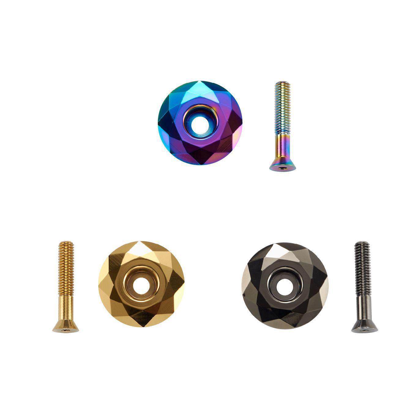 KRSEC工厂山地车自行车碗组盖前叉龙头上盖把立盖子改装配件