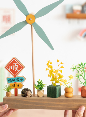 阿楹 工作顺利好运工位解压莫生气小摆件柜开业装饰生日离职礼物