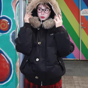 2025超火巨好看的冬装外套棉服女加厚保暖韩系小个子短款情侣棉袄