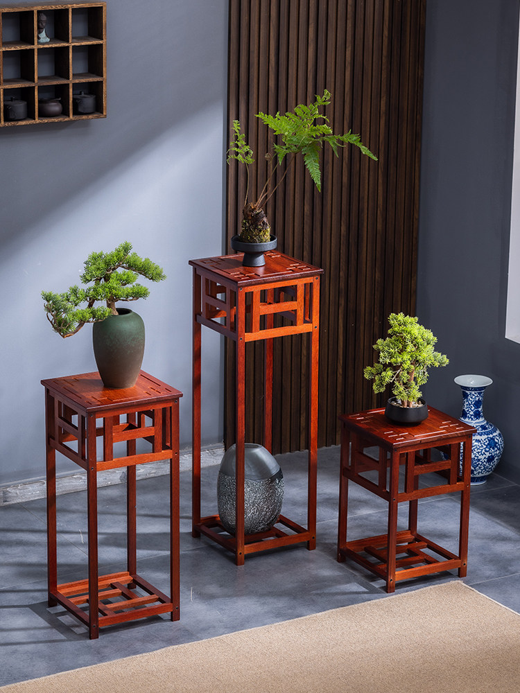 实木花室内客厅落地式花架花盆展示架新型中国风阳台花桌多肉架,住宅家具,花架/花几,淘宝优惠券,粉丝福利购,淘宝优惠卷