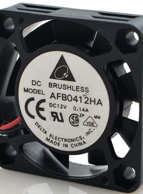 出售台达 AFB0412HA 4010 4CM 12V 0.14A 3线散热风扇 报警/测速