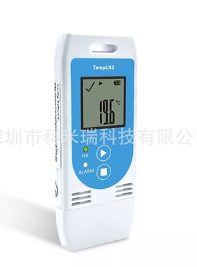 Tempu03USB温度计&湿度数据记录器可重用的RH温度数据记录仪器