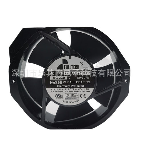 UF15AC23BTH AC230V 50/60HZ 27/26W FULLTECH机箱机柜带电容散热