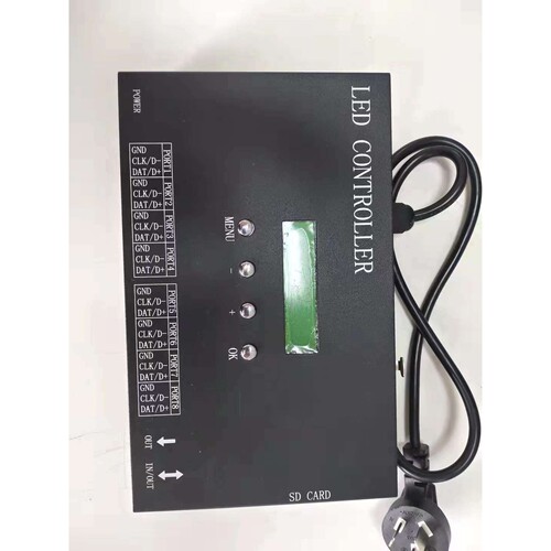 H807SA可连机可脱机编程全彩幻彩灯带LED控制器支持Artnet协议