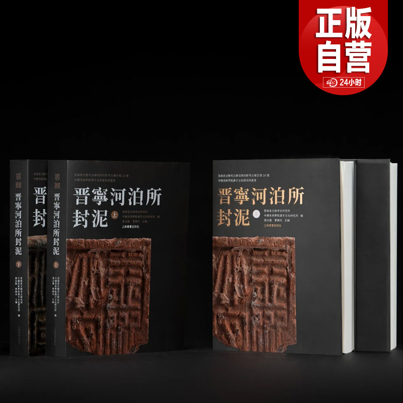 【出版社直发】晋宁河泊所封泥上、下册云南晋宁河泊所遗址出土的千余枚汉代封泥首次发现考古学文字学艺术学上海书画出版YJ
