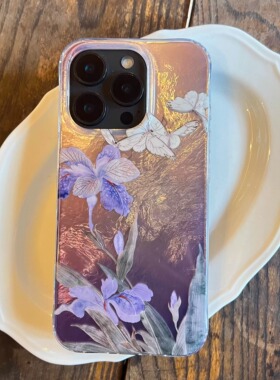 叶菽原创定制《鸢蝶予》新中式国风清冷小众高级感IMD双层苹果17/14/15/16promax磨砂亮面iPhone秋冬手机壳