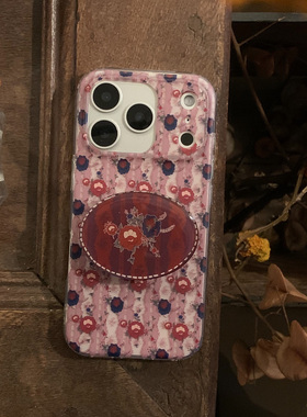 叶菽原创定制《红琦瓶》新中式国风清冷小众高级感IMD双层苹果17/14/15/16promax磨砂亮面iPhone秋冬手机壳