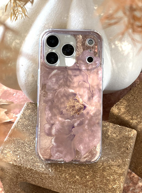 叶菽原创定制《况春花》新中式国风清冷小众高级感IMD双层苹果17/14/15/16promax磨砂亮面iPhone秋冬手机壳