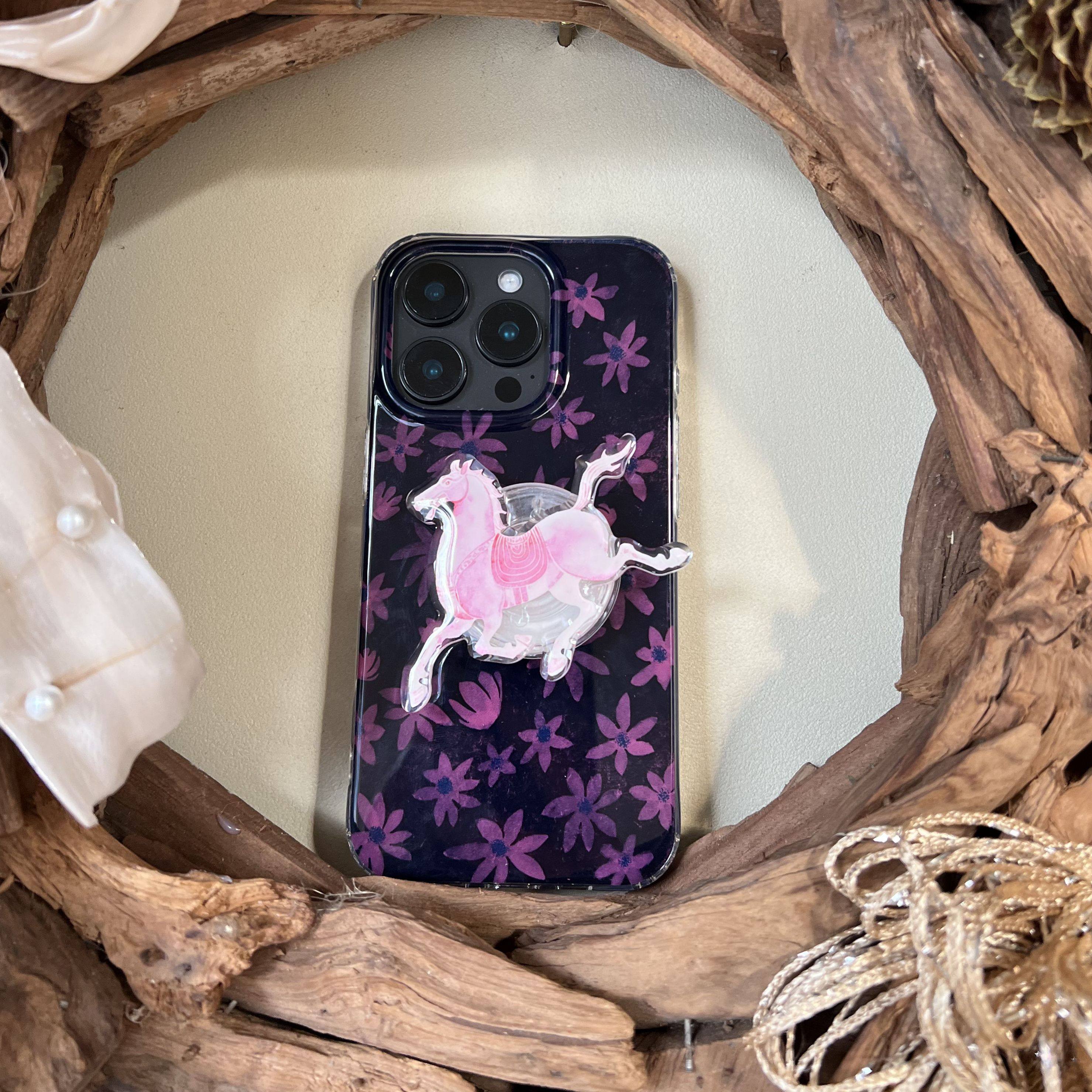 叶菽原创定制《杳然马》新中式国风清冷小众高级感IMD双层苹果17/14/15/16promax磨砂亮面iPhone秋冬手机壳,3C数码配件,手机保护套/壳,淘宝优惠券,粉丝福利购,淘宝优惠卷