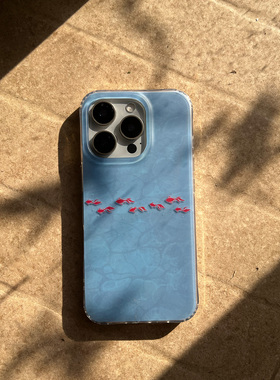 叶菽原创定制《鱼溯回》新中式国风小众高级感IMD双层适用苹果17/14/15/16promax艺术iPhone磨砂夏手机壳