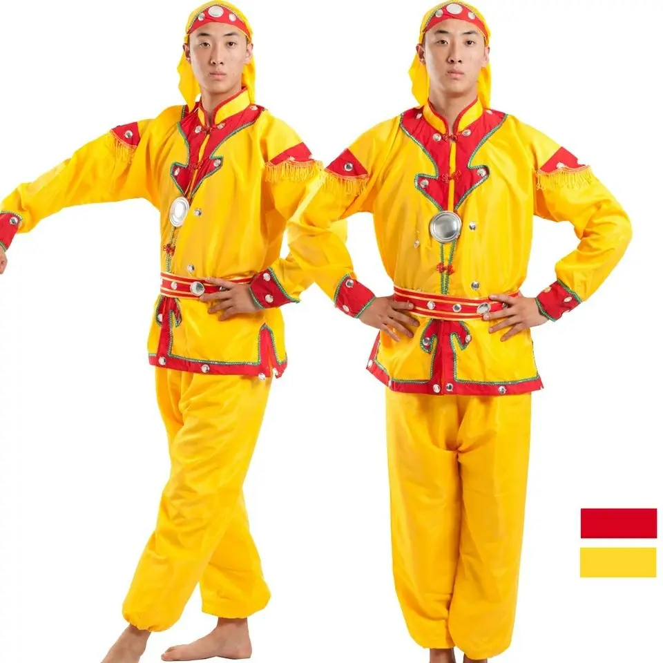 秧歌服演出服装二人转绣龙舞台
