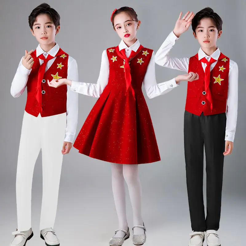 元旦儿童演出服幼儿园舞蹈合唱服